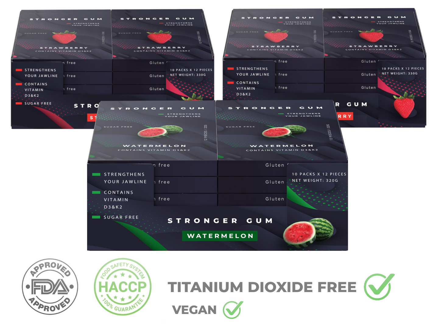 Regular Set: 3 Packs for Price of 2 (980g)