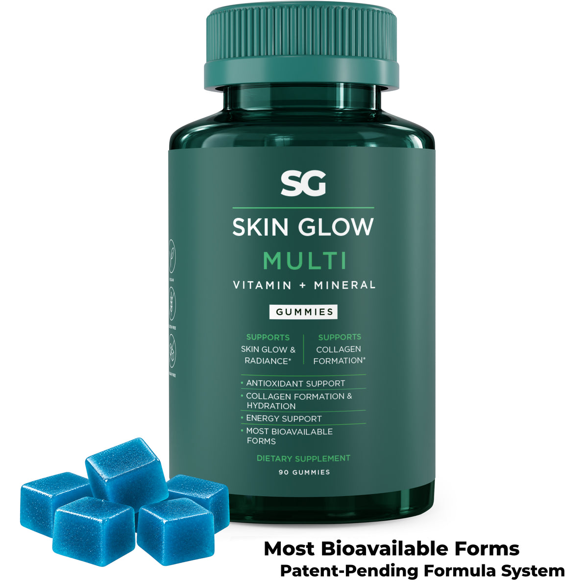 Full Nutrition System: Skin Glow - Multivitamin + Minerals, 90 Gummies